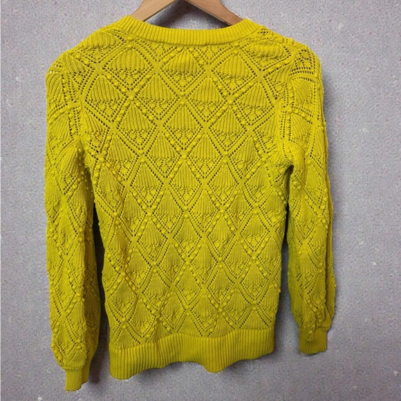 LOFT Yellow Knit Sweater - Picture 2 of 3